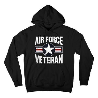 Usaf Veteran Us Air Force Veteran Tall Hoodie