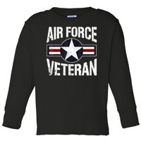 Usaf Veteran Us Air Force Veteran Toddler Long Sleeve Shirt