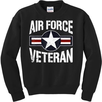 Usaf Veteran Us Air Force Veteran Kids Sweatshirt