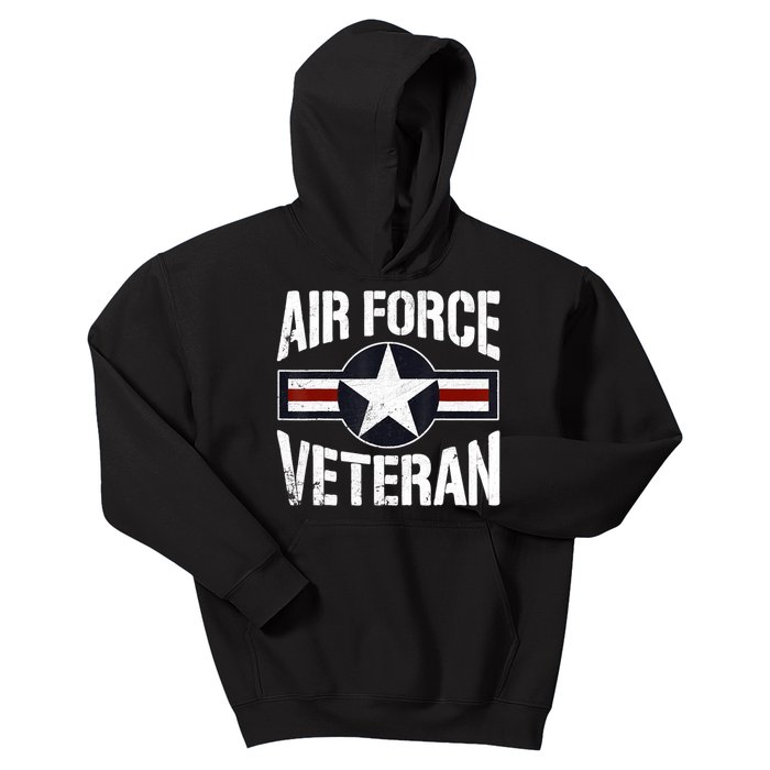 Usaf Veteran Us Air Force Veteran Kids Hoodie