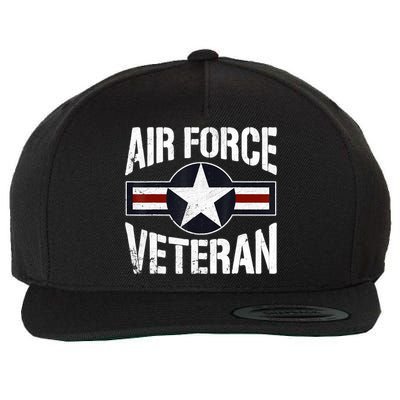 Usaf Veteran Us Air Force Veteran Wool Snapback Cap