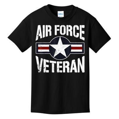 Usaf Veteran Us Air Force Veteran Kids T-Shirt