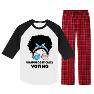 Unapologetically Voting Raglan Sleeve Pajama Set