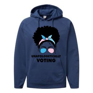 Unapologetically Voting Performance Fleece Hoodie