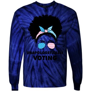 Unapologetically Voting Tie-Dye Long Sleeve Shirt