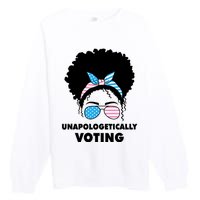 Unapologetically Voting Premium Crewneck Sweatshirt