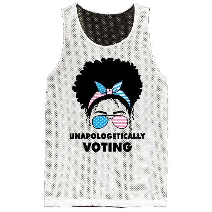 Unapologetically Voting Mesh Reversible Basketball Jersey Tank