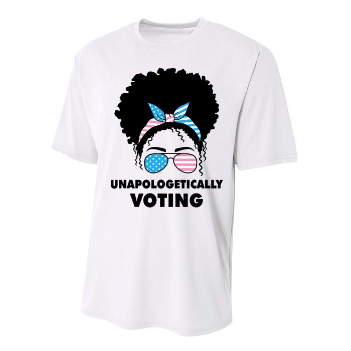 Unapologetically Voting Performance Sprint T-Shirt