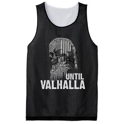 Until Valhalla Viking US Flag Vintage Til Valhalla Mesh Reversible Basketball Jersey Tank