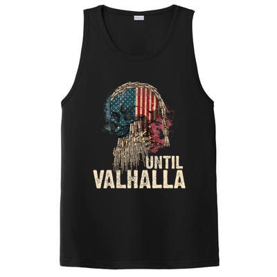 Until Valhalla Viking Us Flag Vintage Til Valhalla PosiCharge Competitor Tank