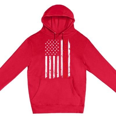 US Veterans Vintage American Flag Soldier Patriotic Gift Premium Pullover Hoodie