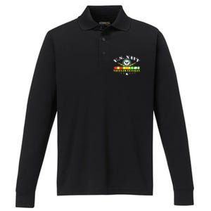 US Vietnam Veteran USA Flag Vietnam Vet Performance Long Sleeve Polo