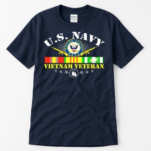 US Vietnam Veteran USA Flag Vietnam Vet Tall T-Shirt