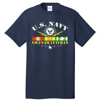 US Vietnam Veteran USA Flag Vietnam Vet Tall T-Shirt