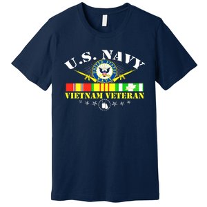 US Vietnam Veteran USA Flag Vietnam Vet Premium T-Shirt