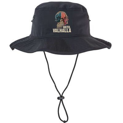 Until Valhalla Viking US Flag Vintage Til Valhalla Legacy Cool Fit Booney Bucket Hat