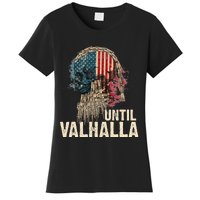 Until Valhalla Viking US Flag Vintage Til Valhalla Women's T-Shirt