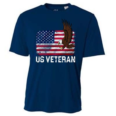 US Veteran Vintage American Bald Eagle Cooling Performance Crew T-Shirt