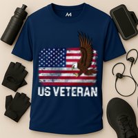 US Veteran Vintage American Bald Eagle Performance Shirt