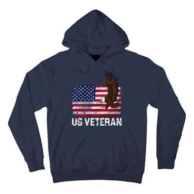 US Veteran Vintage American Bald Eagle Hoodie