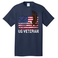 US Veteran Vintage American Bald Eagle Tall T-Shirt