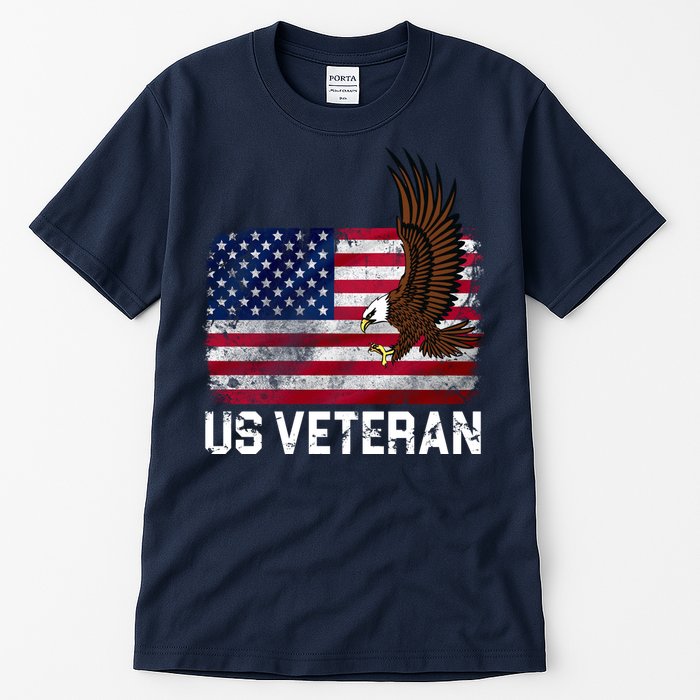 US Veteran Vintage American Bald Eagle Tall T-Shirt