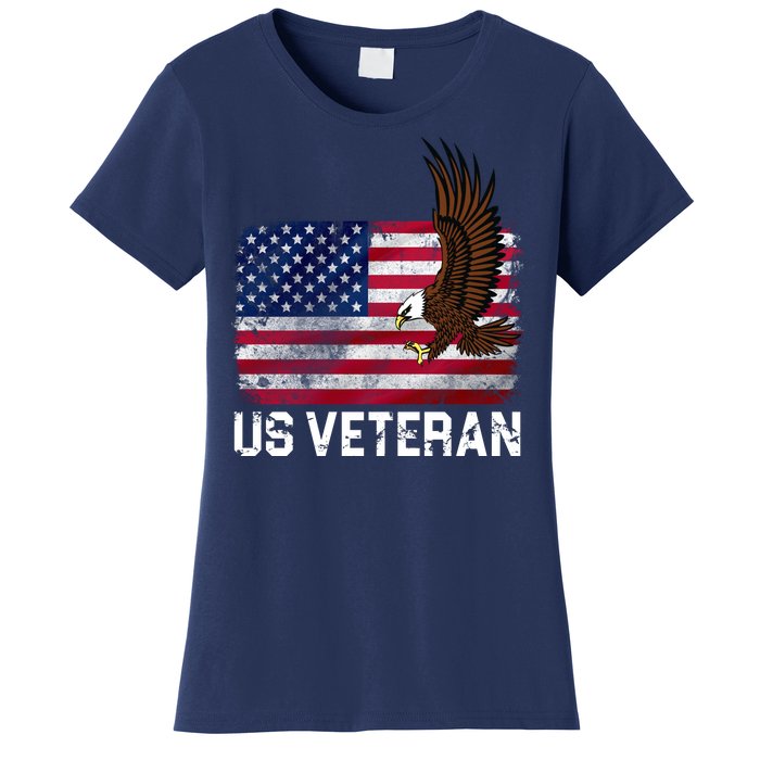 US Veteran Vintage American Bald Eagle Women's T-Shirt