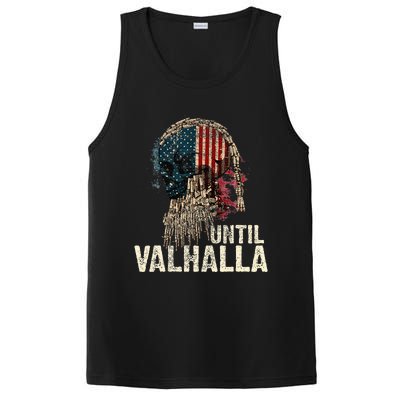 Until Valhalla Viking Us Flag Vintage Til Valhalla PosiCharge Competitor Tank