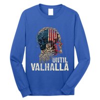 Until Valhalla Viking Us Flag Vintage Til Valhalla Long Sleeve Shirt