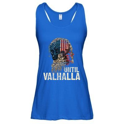 Until Valhalla Viking Us Flag Vintage Til Valhalla Ladies Essential Flowy Tank