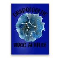 Unapologetic Virgo Zodiac Constellation Stuff Attitude Gift Poster