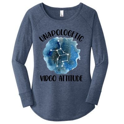 Unapologetic Virgo Zodiac Constellation Stuff Attitude Gift Women's Perfect Tri Tunic Long Sleeve Shirt