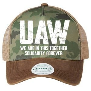 UAW We Are In This Together Solidarity Forever Legacy Tie Dye Trucker Hat