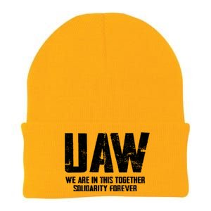 UAW We Are In This Together Solidarity Forever Knit Cap Winter Beanie