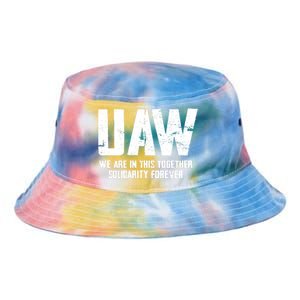 UAW We Are In This Together Solidarity Forever Tie Dye Newport Bucket Hat