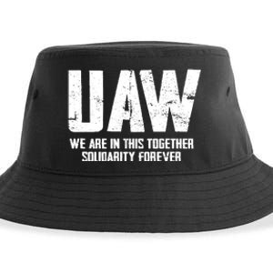 UAW We Are In This Together Solidarity Forever Sustainable Bucket Hat