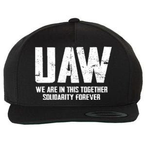 UAW We Are In This Together Solidarity Forever Wool Snapback Cap