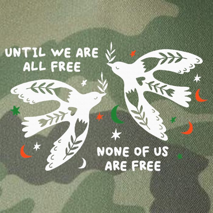 Until We Are All Free None Of Us Are Free Free Palestine Legacy Tie Dye Trucker Hat