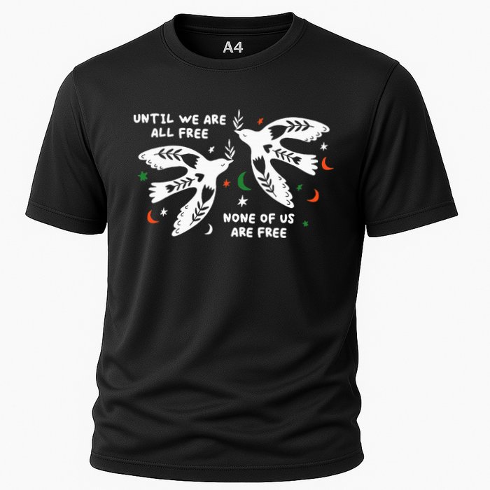 Until We Are All Free None Of Us Are Free Free Palestine Performance Shirt