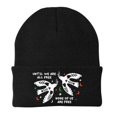 Until We Are All Free None Of Us Are Free Free Palestine Beanie