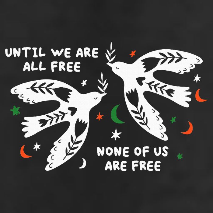 Until We Are All Free None Of Us Are Free Free Palestine Beanie