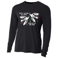 Until We Are All Free None Of Us Are Free Free Palestine Cooling Performance Long Sleeve Crew