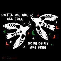 Until We Are All Free None Of Us Are Free Free Palestine Short Acrylic Beanie