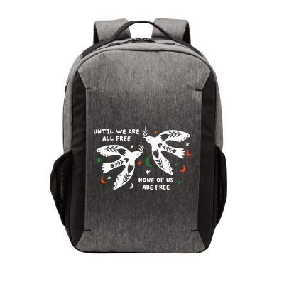 Until We Are All Free None Of Us Are Free Free Palestine Vector Backpack