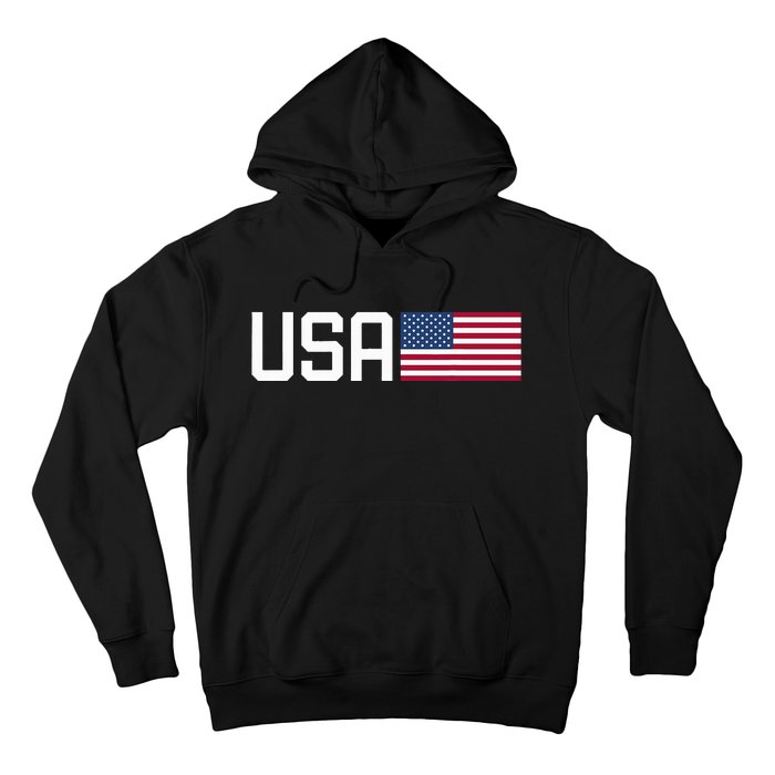 Usa Women American Flag 4th Of July Patriotic Hoodie