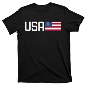 Usa Women American Flag 4th Of July Patriotic T-Shirt