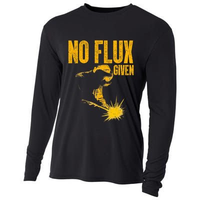 Unique Welding Art Tig & Mig Welder Welding Cooling Performance Long Sleeve Crew