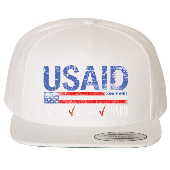 Usaid Waste Abuse Fraud Since 1961 D.O.G.E 2025 Wool Snapback Cap