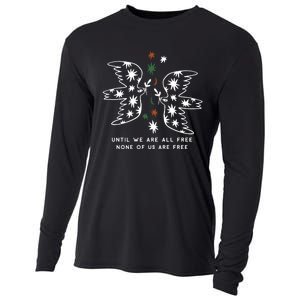 Until We Are All Free None Of Us Are Free Cooling Performance Long Sleeve Crew