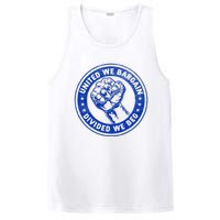 United We Bargain Divided We Beg Worker Fist Labor Protest PosiCharge Competitor Tank